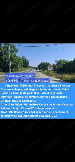 Teren de 5200 mp, în Nord