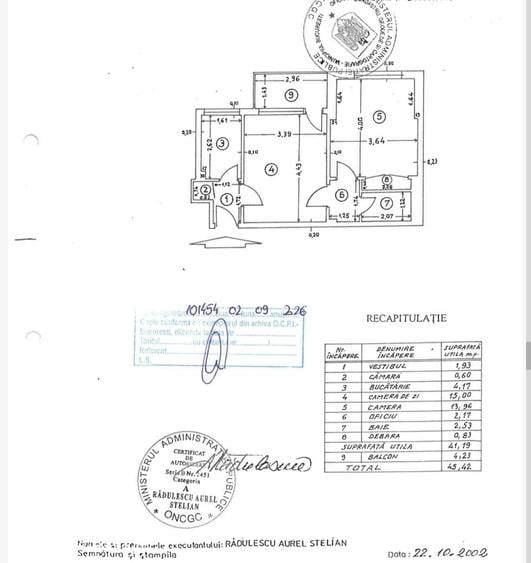 Apartament cu 2 camere semidecomandat în Nord