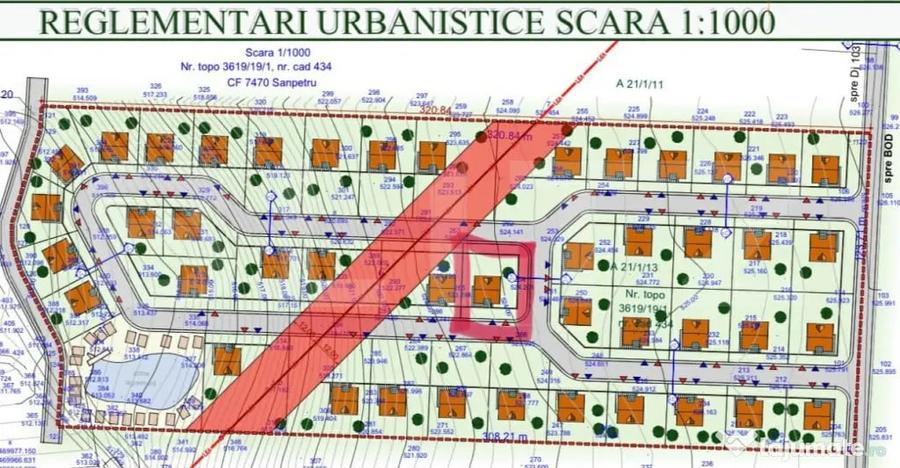 Oportunitate!!!! TEREN INTRAVILAN CU SUPRAFATA DE 733 MP - 1