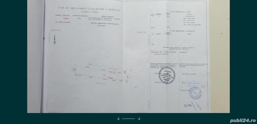 Teren de 2079 mp, în Dumbrăvești