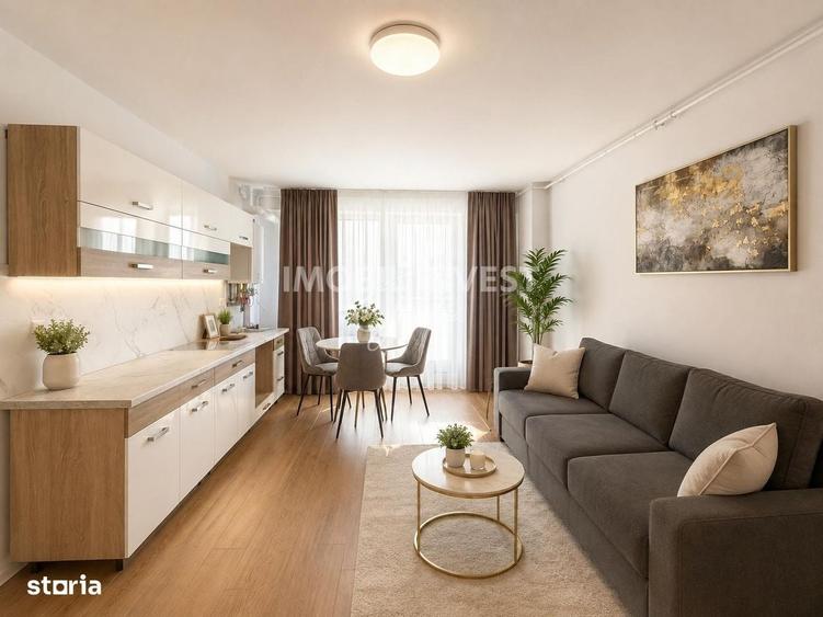 Apartament 2 camere, bloc nou, etaj 2, mobilat-utilat, balcon, parcare - 4