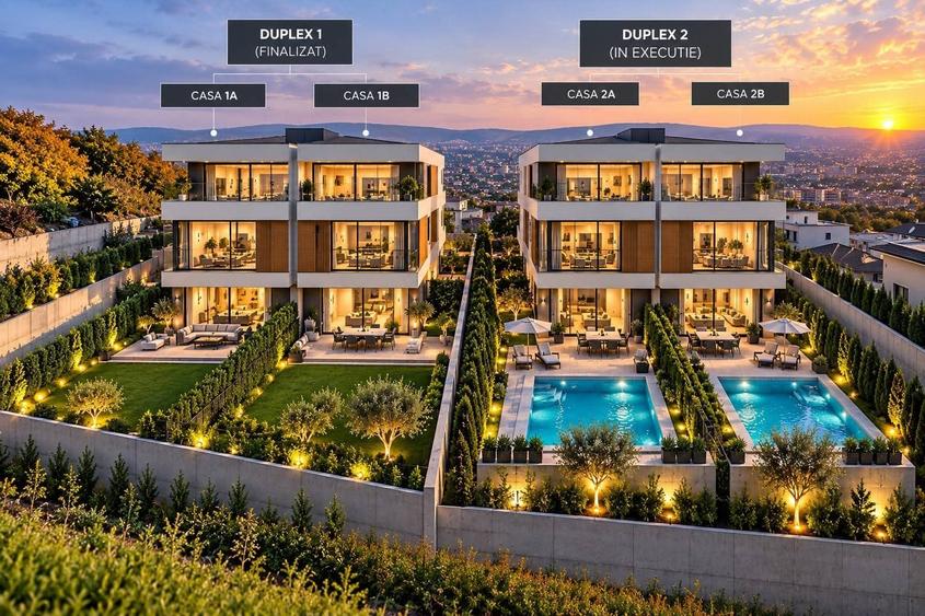 Duplex cu 5 camere cu Canalizare în Iris