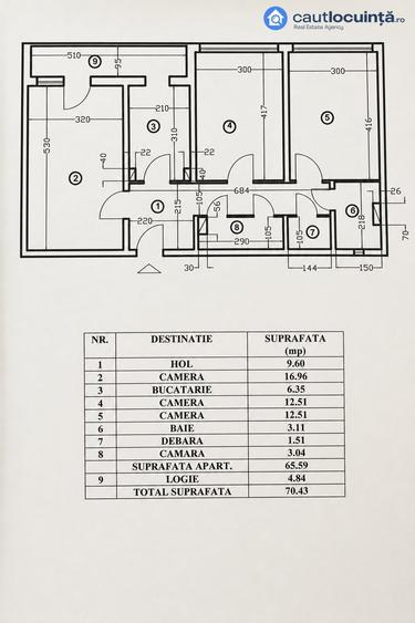 Apartament cu 3 camere decomandat în Alexandru Obregia