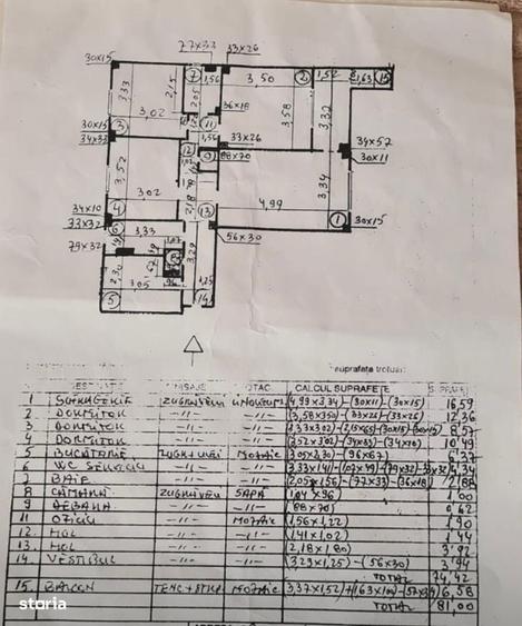 Apartament cu 4 camere decomandat în Drumul Taberei