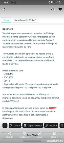 Teren în Iris
