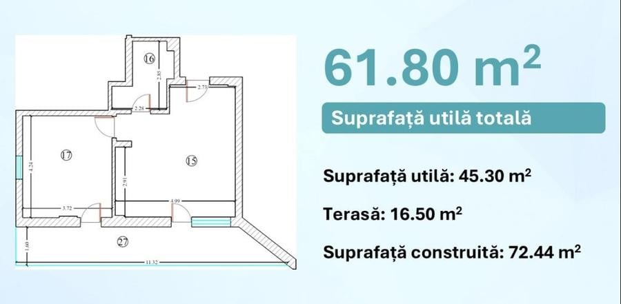 Apartament cu vedere la mare, SPA, piscina, sala fitness  | 62mp - 21