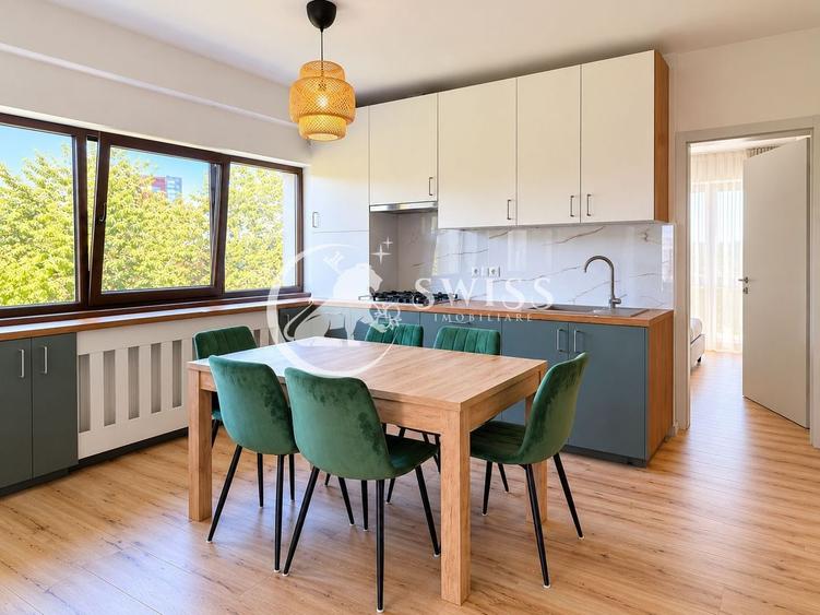 Apartament cu 3 camere semidecomandat, mobilat în Andrei Mureșanu