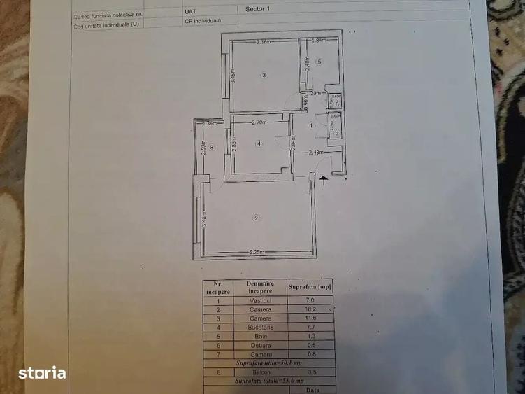 2 Camere - Etajul 1 || Decomandat || Aviatiei - 13