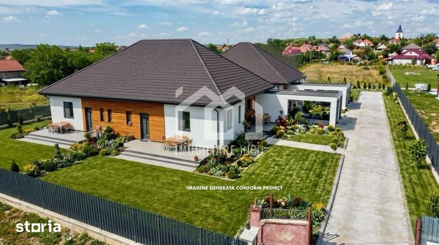 Teren de 1753 mp, în Jucu