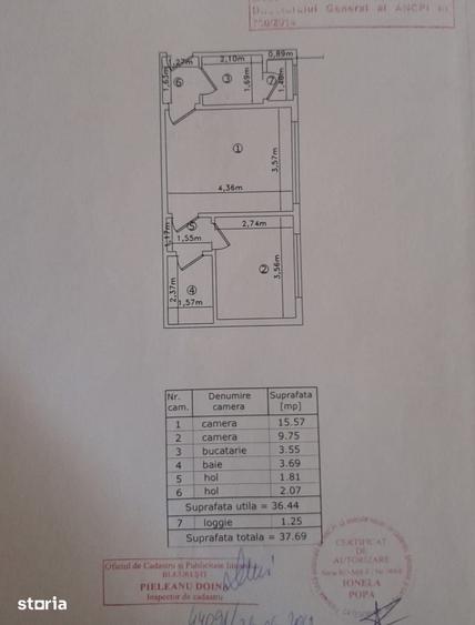 Apartament cu 2 camere în Giurgiului