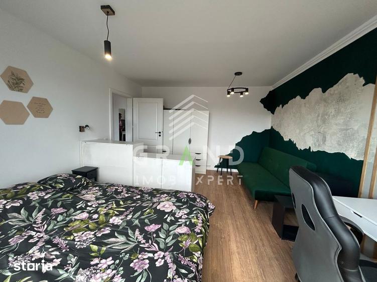 Apartament cu o camera de inchiriat, 35 mp, parcare, zona Lidl, Flores - 4