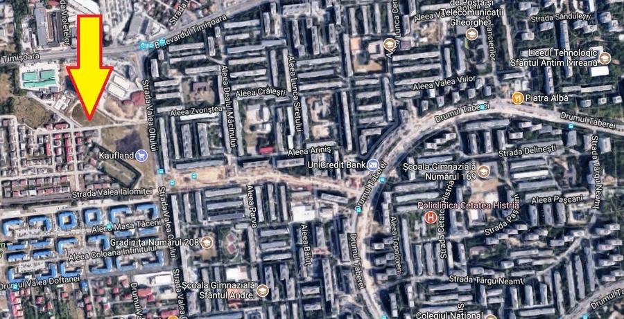 Teren Construcții intravilan de 6300 mp, în Drumul Taberei