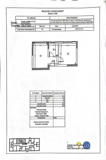 Apartament cu 2 camere în Militari