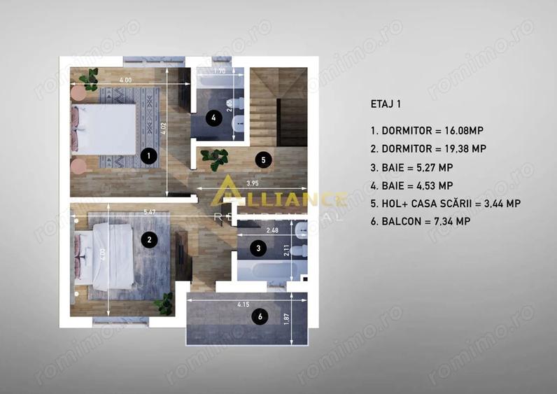 Casă cu 3 camere cu Teren 107 Mp în Central
