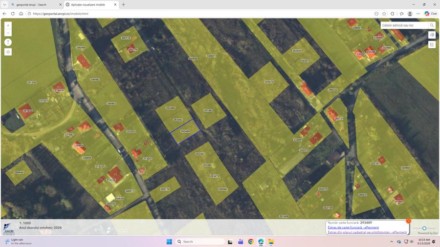 Teren Construcții extravilan de 1500 mp, în Iris