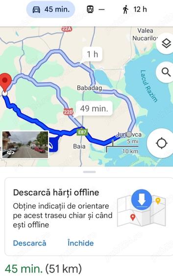 Teren de 2000 mp, în Topolog