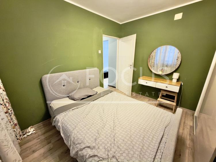 Apartament cu 2 camere decomandat, mobilat în Tei