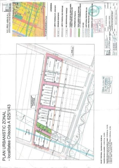 Teren Construcții intravilan de 1208 mp, în Chișoda