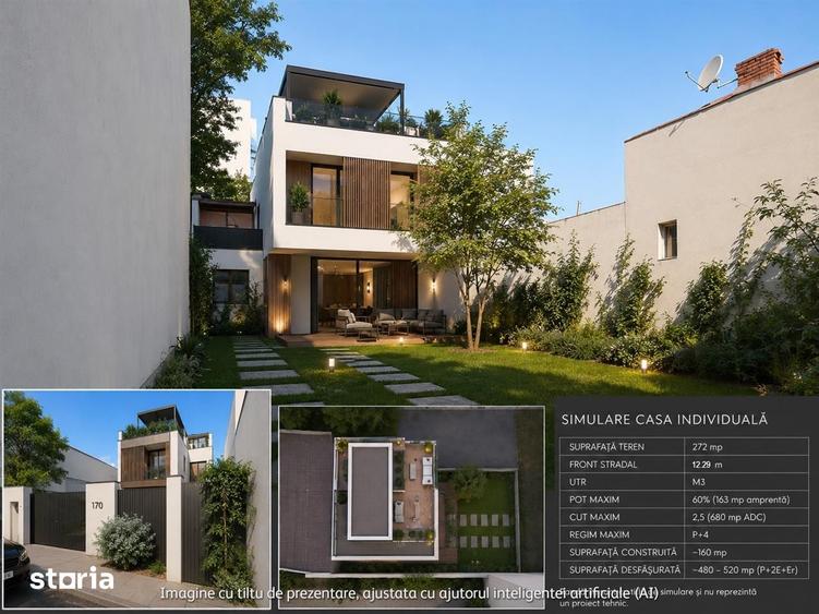 Teren de 272 mp, în Centrul Civic