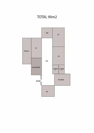 Apartament cu 4 camere decomandat în Exterior Vest