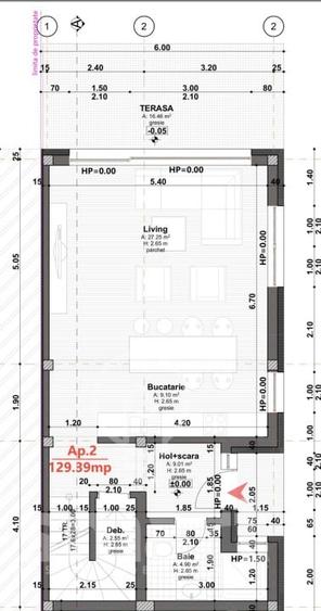 Duplex cu 4 camere cu Canalizare în Dâmbul Rotund