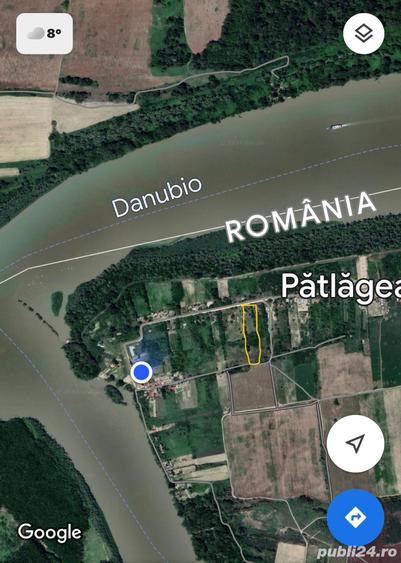 Teren de 8800 mp, în Pătlăgeanca