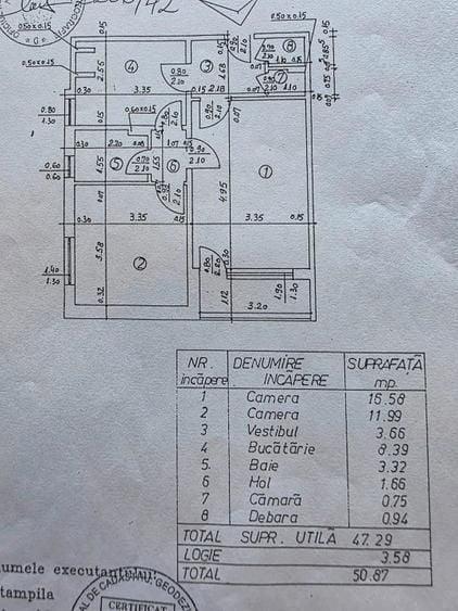 Apartament cu 2 camere circular, mobilat în Drumul Taberei