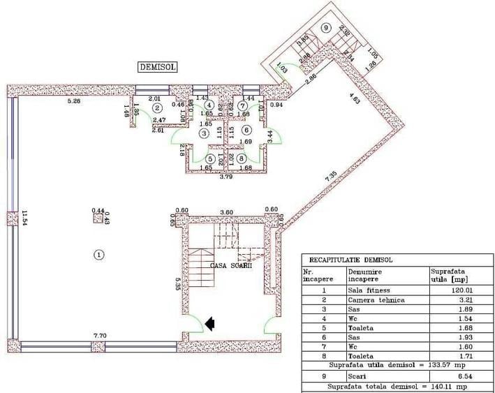 spatiu comercial Pipera 133 mp - 1