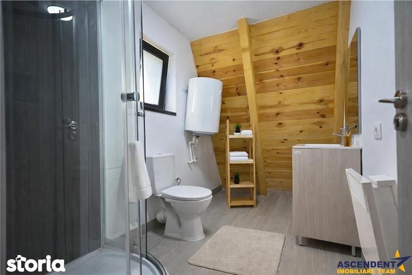 Eleganta,echipata casa A Frame,1.200 mp teren,deschidere Piatra Craiul - 12