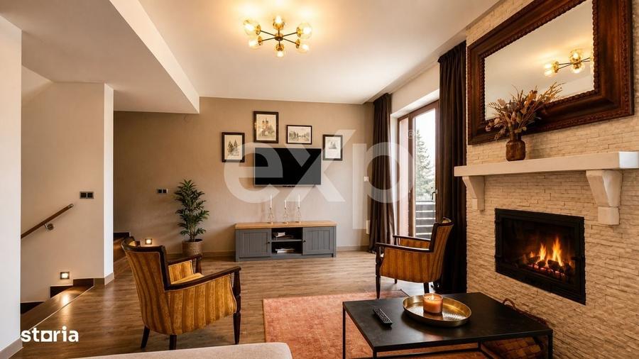 Apartament cu 3 camere, mobilat în Poiana Brașov