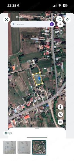 Teren de 2250 mp, în Cataloi