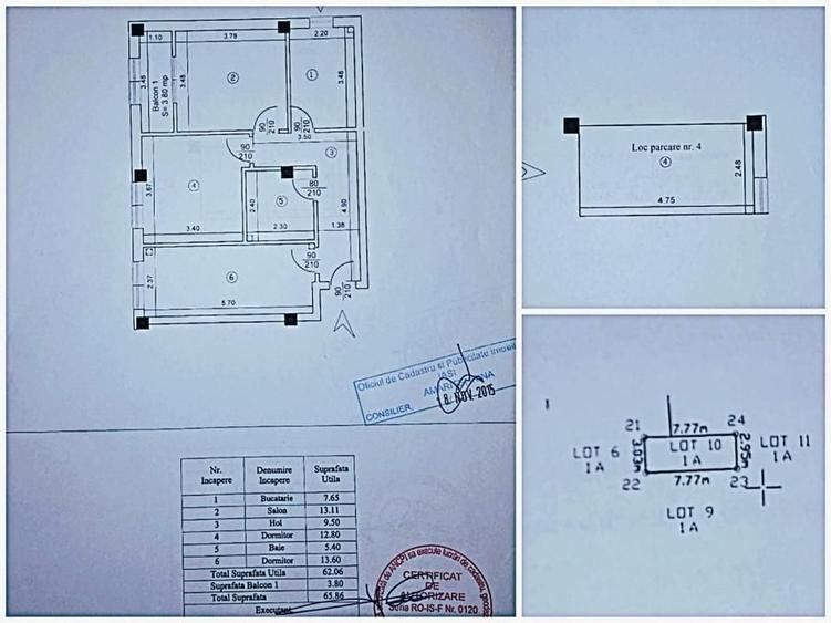 Apartament cu 3 camere decomandat, mobilat în Lunca Cetățuii