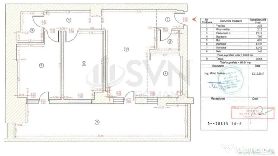 Apartament 3 camere de l Terasa 27 mp l Belvedere Residences - 3