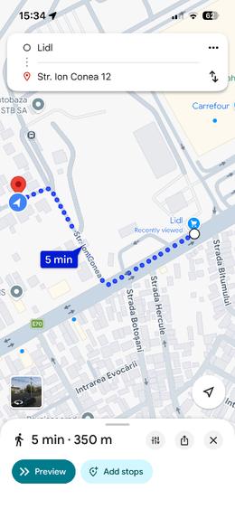 Garsonieră decomandată, mobilată în Alexandriei