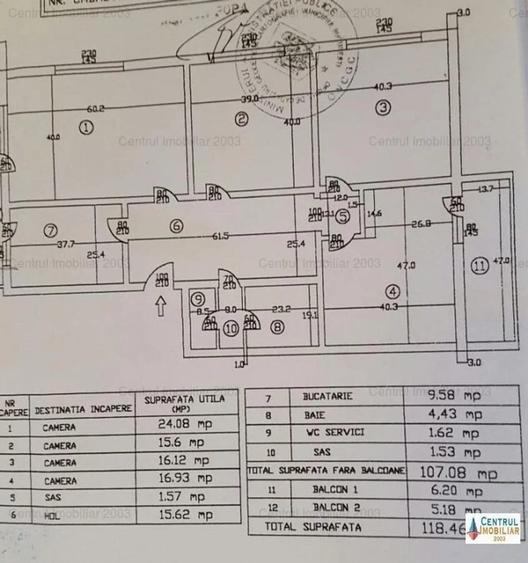 Apartament cu 4 camere decomandat în Primăverii