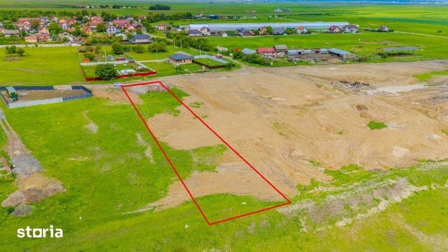 Teren de 1450 mp, în Tărlungeni
