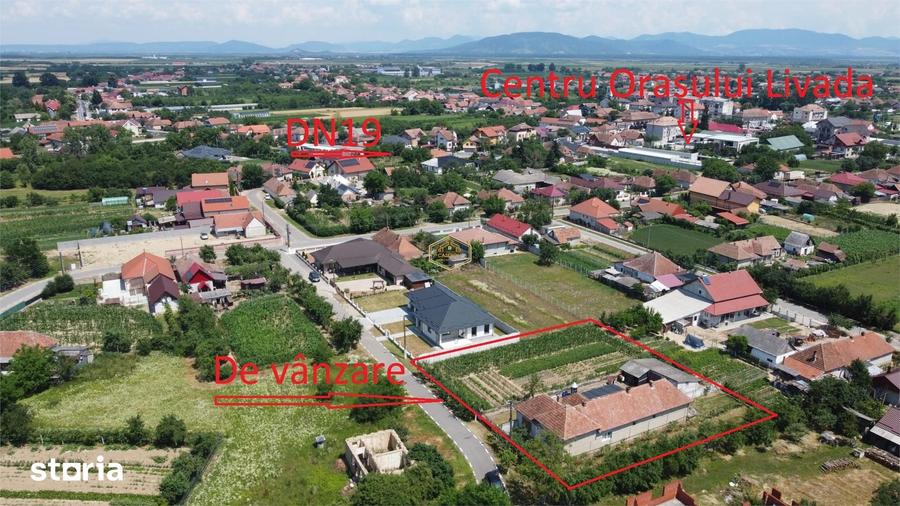 Casă cu 4 camere cu Teren 1656 Mp în Livada
