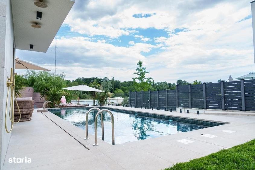 Inchiriere Vila de Lux Marina Snagov - 4 Camere, Piscina & Ponton Lac - 4