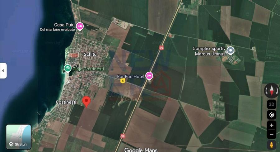 Teren Construcții intravilan de 5000 mp, în Costinești