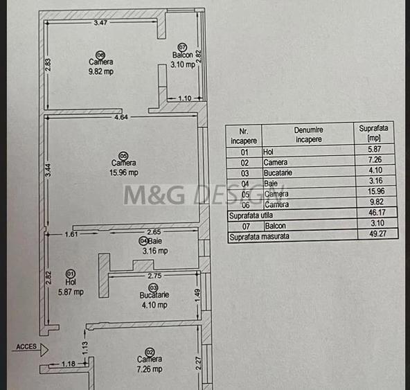 Apartament cu 3 camere Iosefin cu centrala - 16