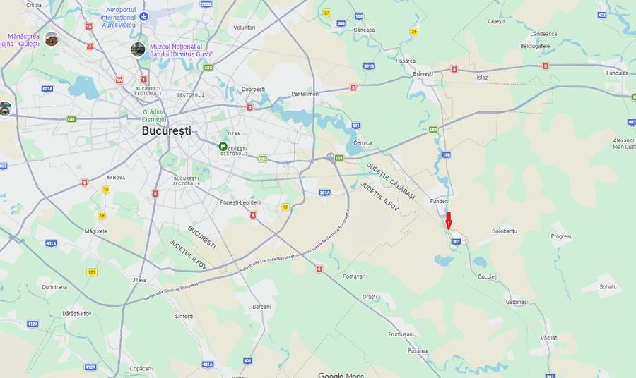 Teren Construcții intravilan de 1200 mp, în Plătărești