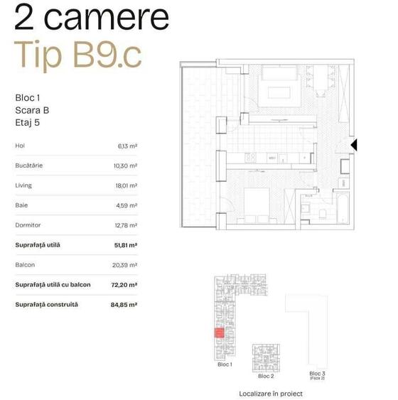 Apartament 2 camere Prima Astera Ghencea Drumul Taberei