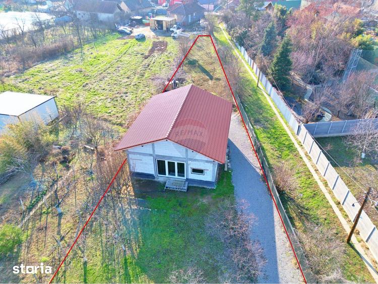 Casă cu 3 camere cu Teren 1237 Mp în Ghioroc