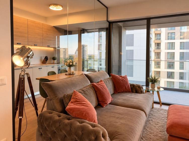 Apartament cu 2 camere decomandat, mobilat în Aviației