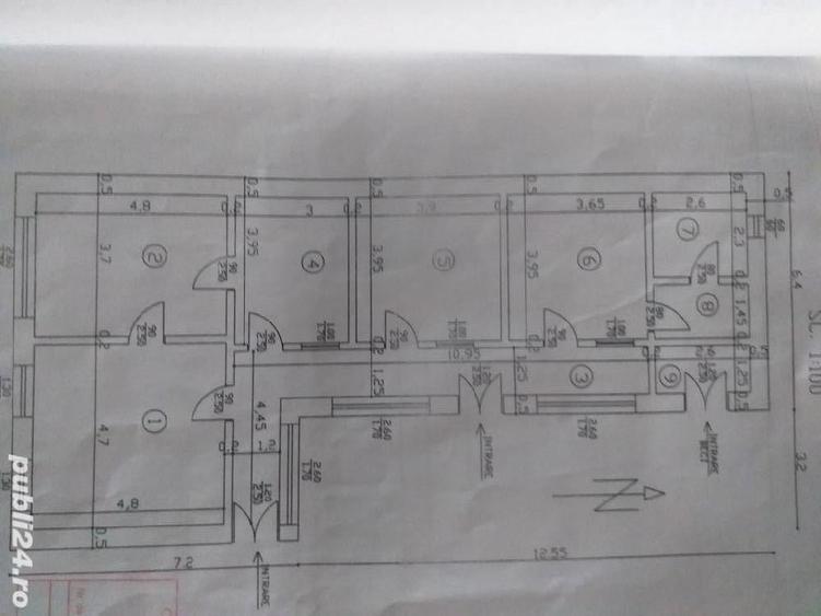 Casă cu 4 camere cu Teren 450 Mp în Central