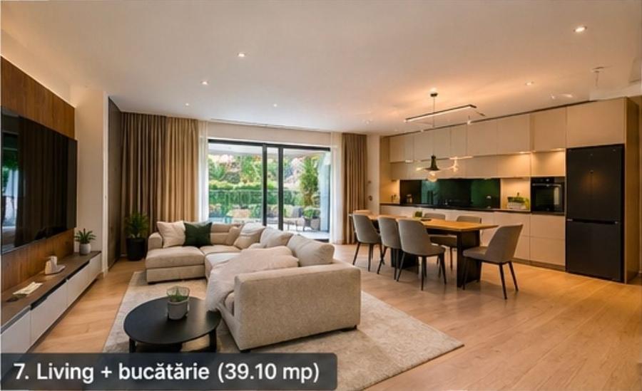 Apartament cu 3 camere decomandat în Herăstrău