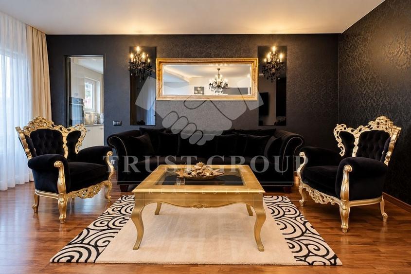 Apartament cu 3 camere decomandat, mobilat în Herăstrău