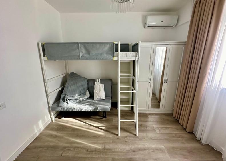 Apartament cu 3 camere semidecomandat, mobilat în Herăstrău
