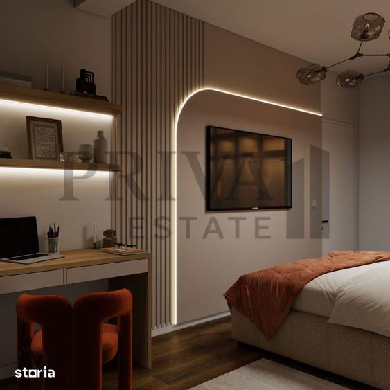Apartament cu 2 camere, mobilat în Sud
