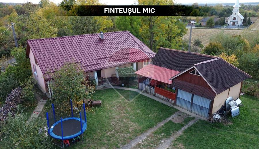 Casă individuală cu 3 camere cu Teren 2229 Mp în Finteușu Mic